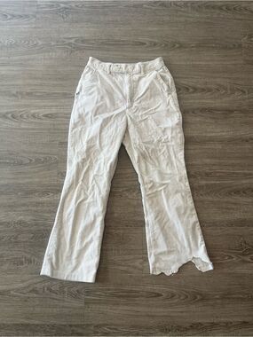 Levi’s Premium Math Club Flare Corduroy Pants Womens Size 29 Cream Y2K Boho